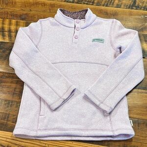 Magellan Outdoors Kids' Lavender Button-Up Sweatshirt